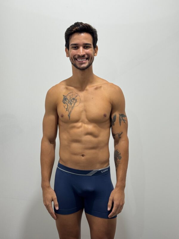 CUECA BOXER SEM COSTURA MICROFIBRA 436005 - LUPO - Imagem 2