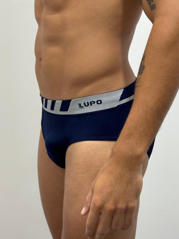 CUECA SLIP MICROFIBRA SEM COSTURA 691002 - LUPO - Imagem 4