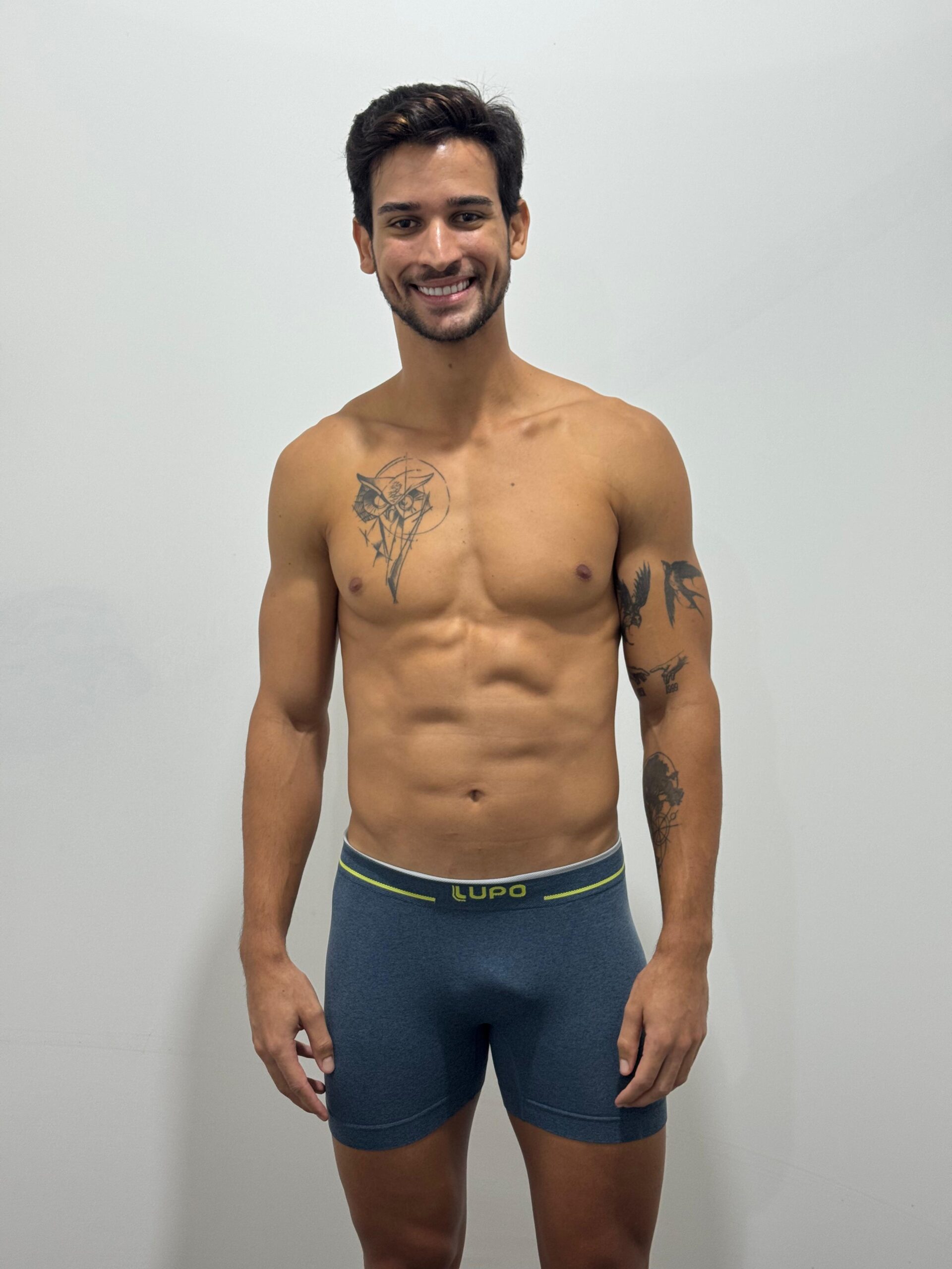 CUECA BOXER SEM COSTURA FIO TEXTURIZADO A AR 733004- LUPO