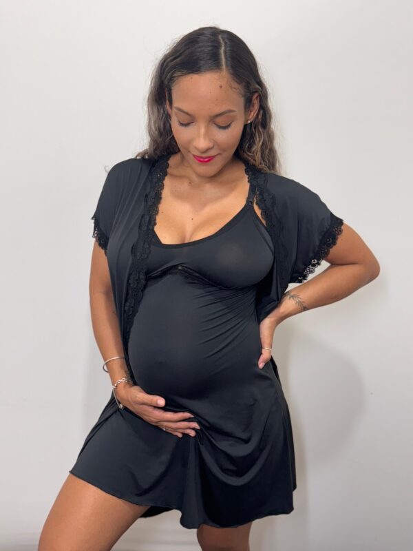 CONJUNTO CAMISOLA COM ROBE - Imagem 8