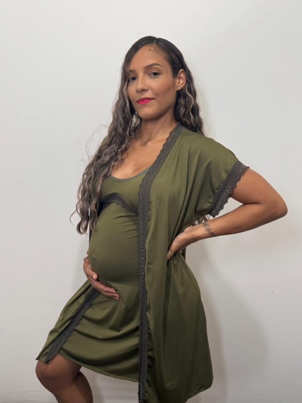CONJUNTO CAMISOLA COM ROBE - Imagem 4