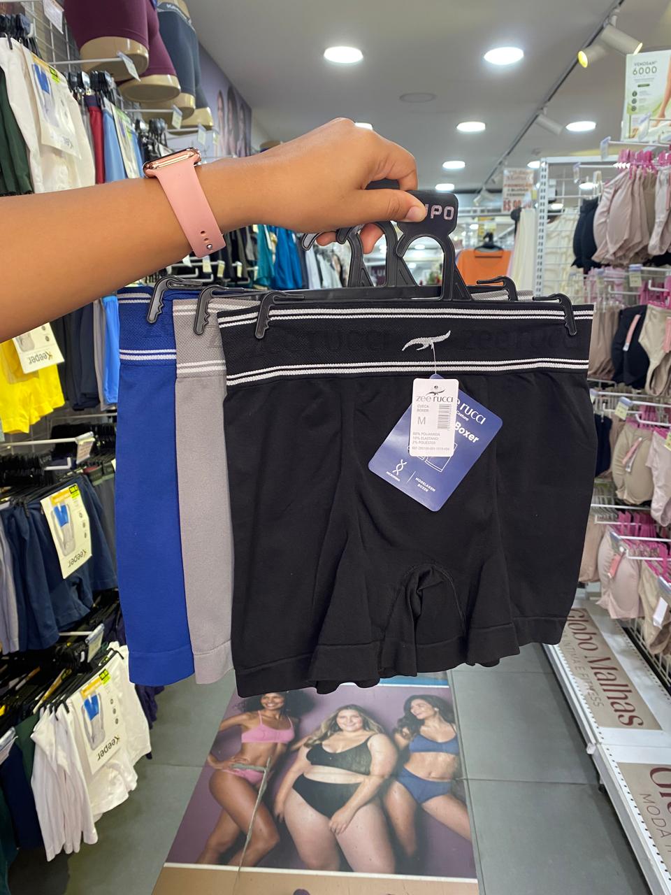 CUECA BOXER SEM COSTURA 1519- ZEE RUCCI